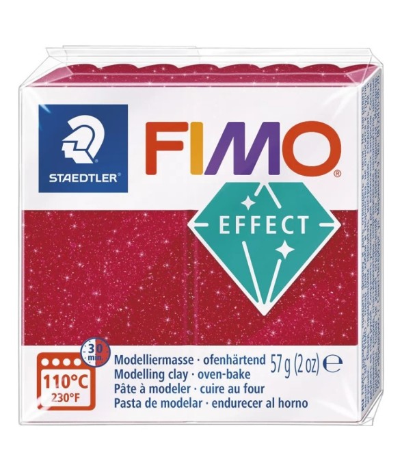 Pâte FIMO - Rouge 202