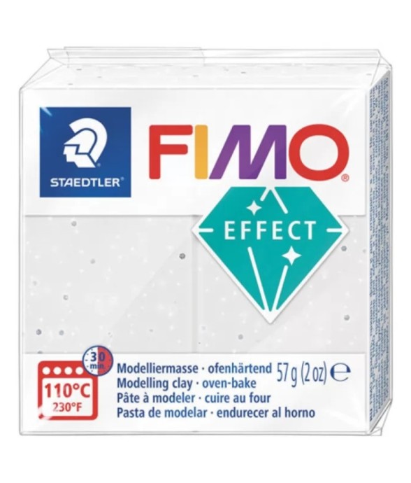 Pâte FIMO - Granit Blanc 003