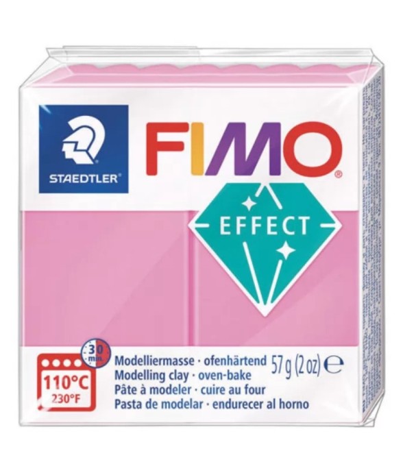 Pâte FIMO - Rose Fluo 201