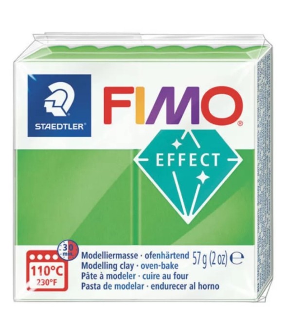 Pâte FIMO - Vert Fluo 501