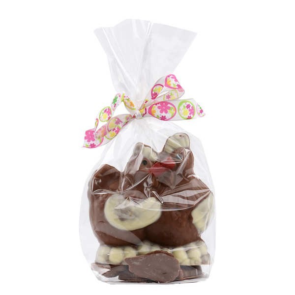 Poules câlines et fritures de Pâques en chocolat au lait - Le sachet de 100g