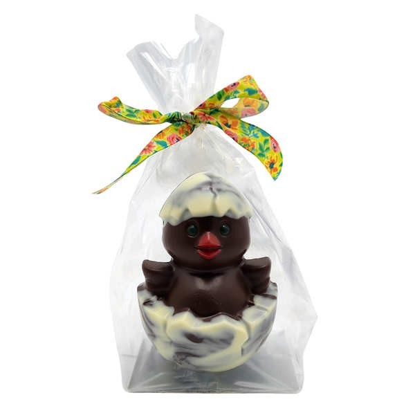 Poussin coquille en chocolat noir - Le poussin de 100g