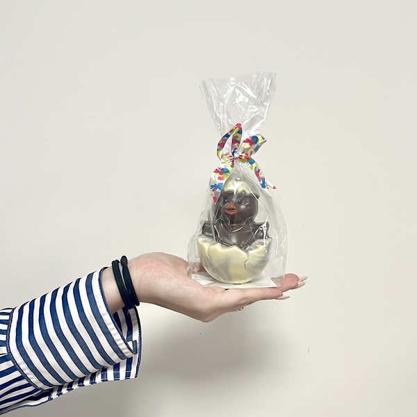 Poussin coquille en chocolat noir - Le poussin de 100g