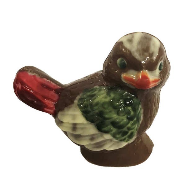 Petit oiseau coloré en chocolat au lait - L'oiseau de 30g
