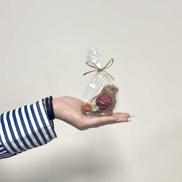 Petit oiseau coloré en chocolat au lait - L'oiseau de 30g