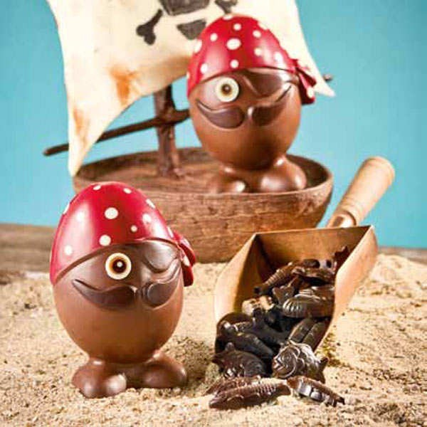 Grand oeuf pirate - chocolat au lait - Oeuf de 120g
