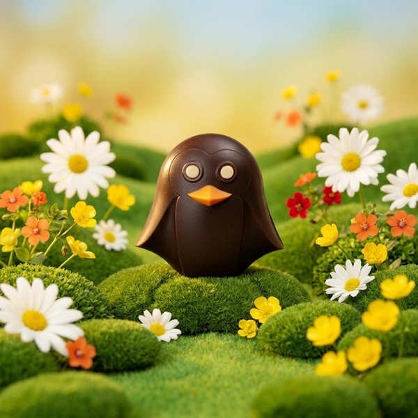 P'tit pingouin de Pâques en chocolat - Pingouin de 40g