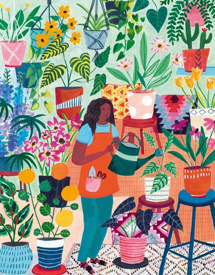 Puzzle La Femme aux Plantes - 1000 pièces