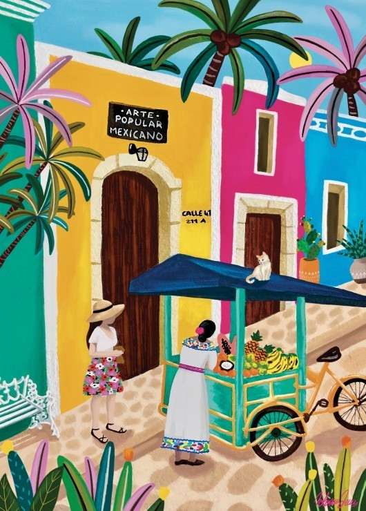 Puzzle Couleurs du Mexique - 500 pièces