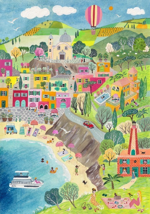 Puzzle Balade en Italie - 2000 pièces