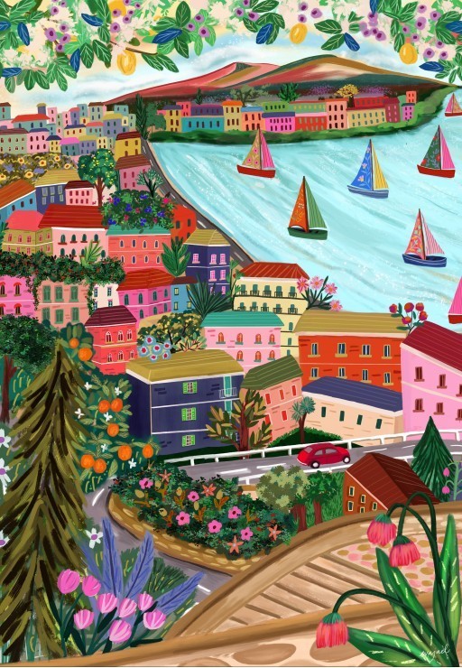 Puzzle Naples, Italie - 1000 pièces