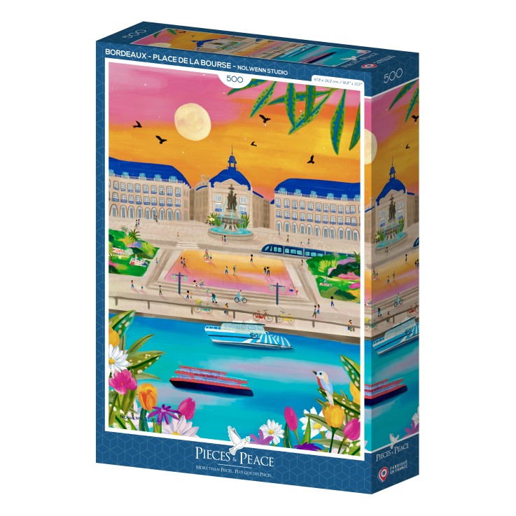 Puzzle Bordeaux - Place de la Bourse - 500 pièces