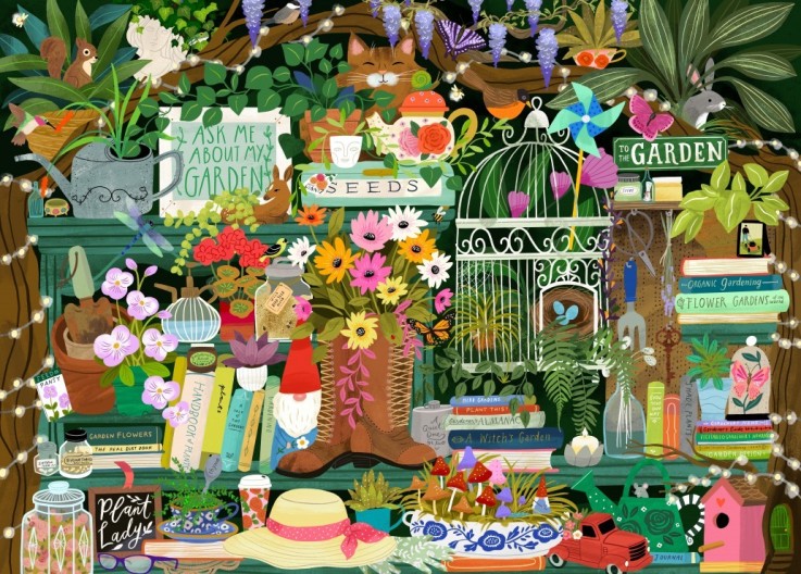 Puzzle La bibliothèque du Jardinier - 1500 pièces