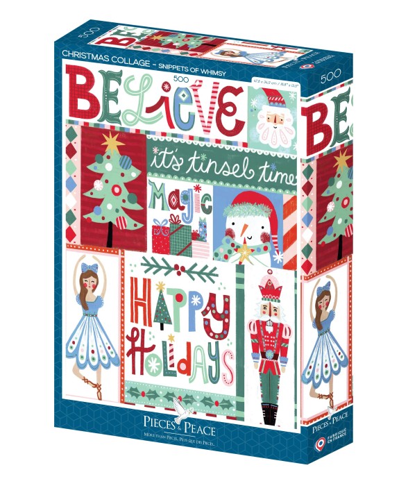 Puzzle Collage de Noël -...