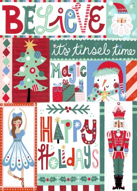 Puzzle Collage de Noël - 500 pièces