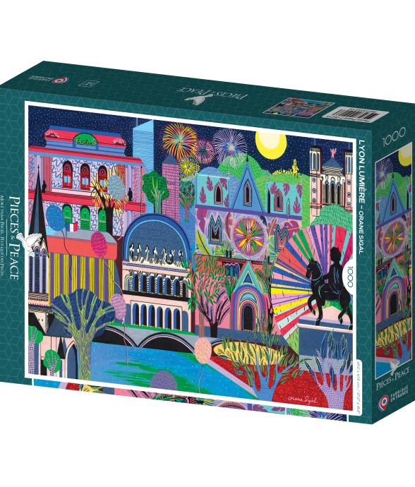 Puzzle Lyon Lumière - 1000...