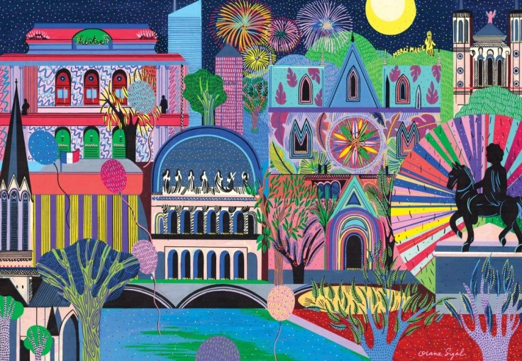 Puzzle Lyon Lumière - 1000 pièces