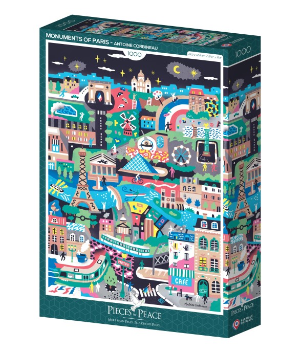 Puzzle Monuments de Paris -...