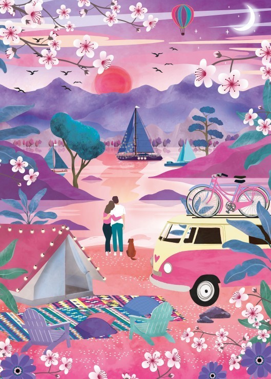 Puzzle Escapade Printanière - 500 pièces