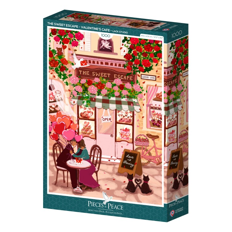 Puzzle L'Echappée Belle - Café de la Saint-Valentin - 1000 pièces