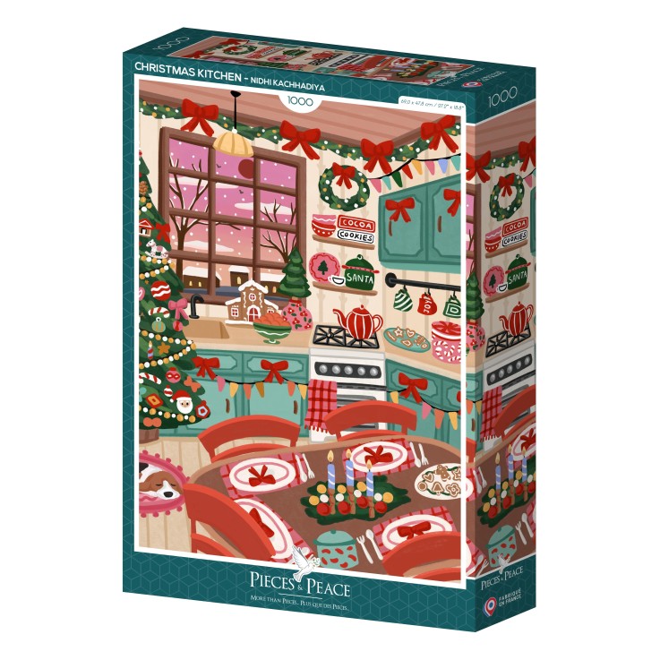 Puzzle La Cuisine de Noël - 1000 pièces