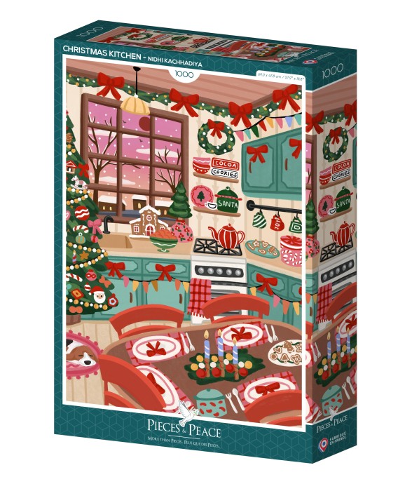 Puzzle La Cuisine de Noël -...