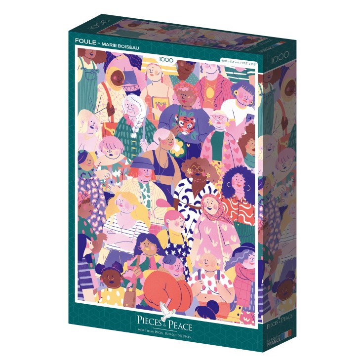 Puzzle Foule - 1000 pièces