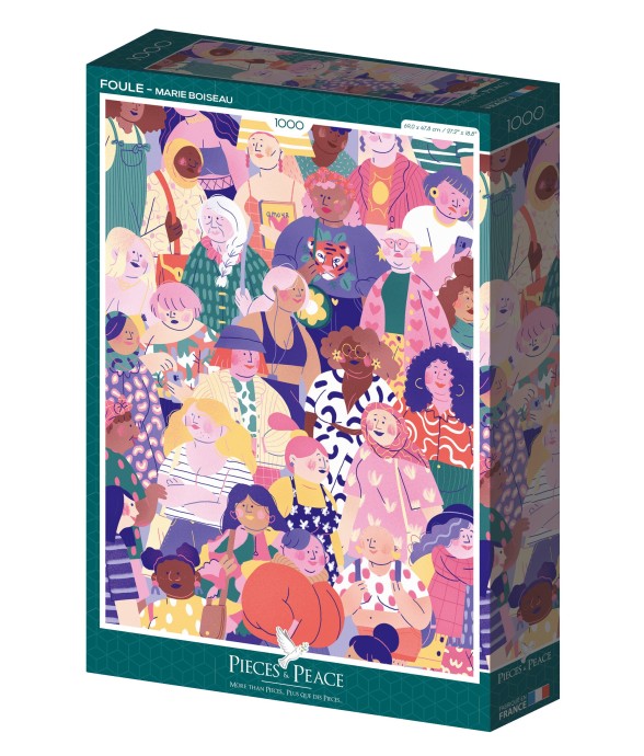 Puzzle Foule - 1000 pièces