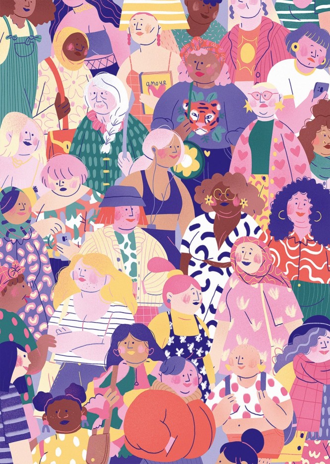 Puzzle Foule - 1000 pièces