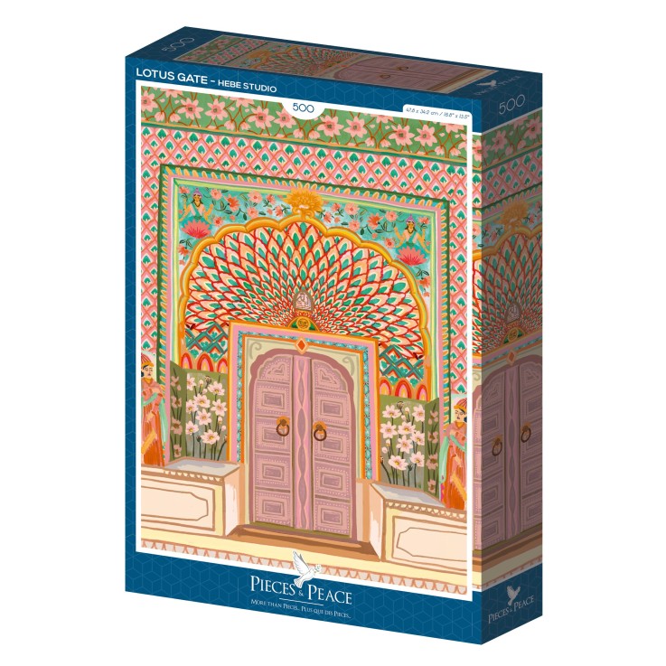 Puzzle Porte du Lotus - 500 pièces