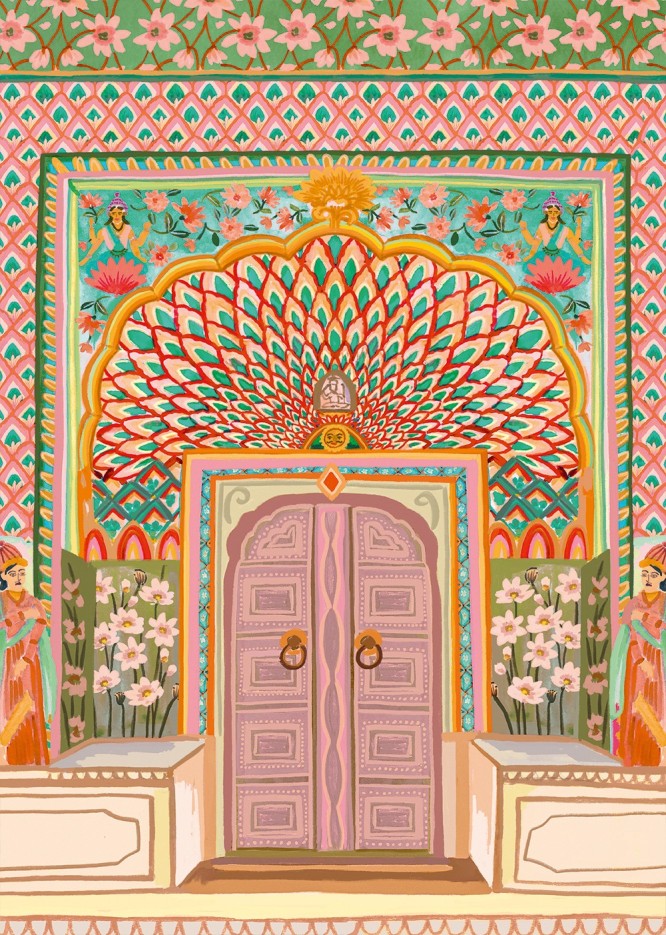 Puzzle Porte du Lotus - 500 pièces