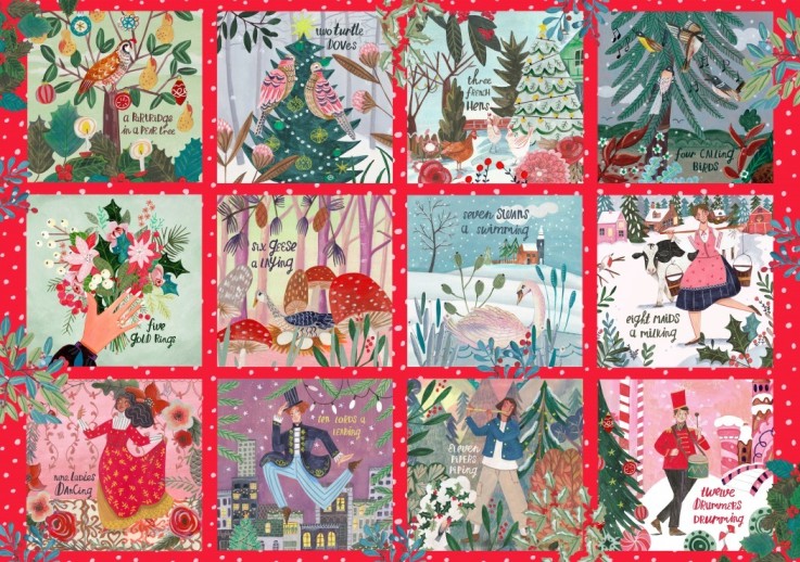 Puzzle 12 Jours de Noël - 2000 pièces