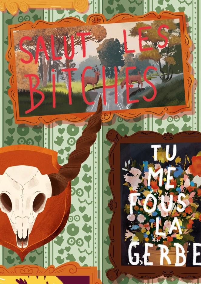 Puzzle Puzzle Mini 99 pièces - Bitches - 99 pièces