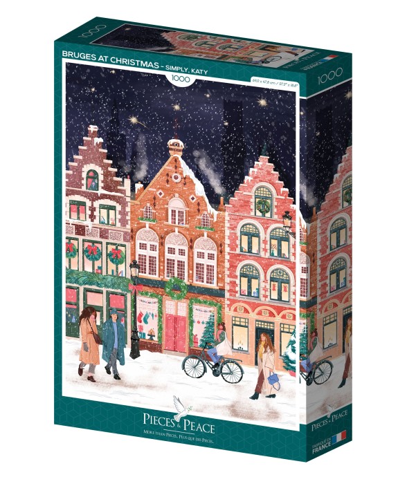 Puzzle Bruges à Noël - 1000...
