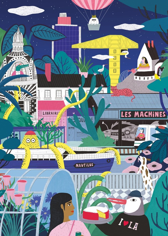 Puzzle Nantes Extraordinaire de Nuit - 1000 pièces