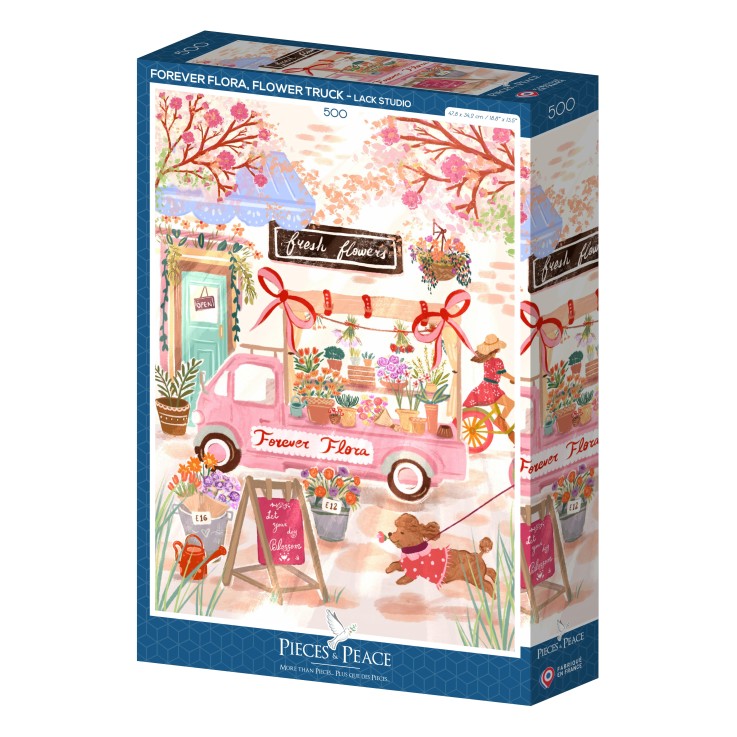 Puzzle Forever Flora, Flower Truck - 500 pièces