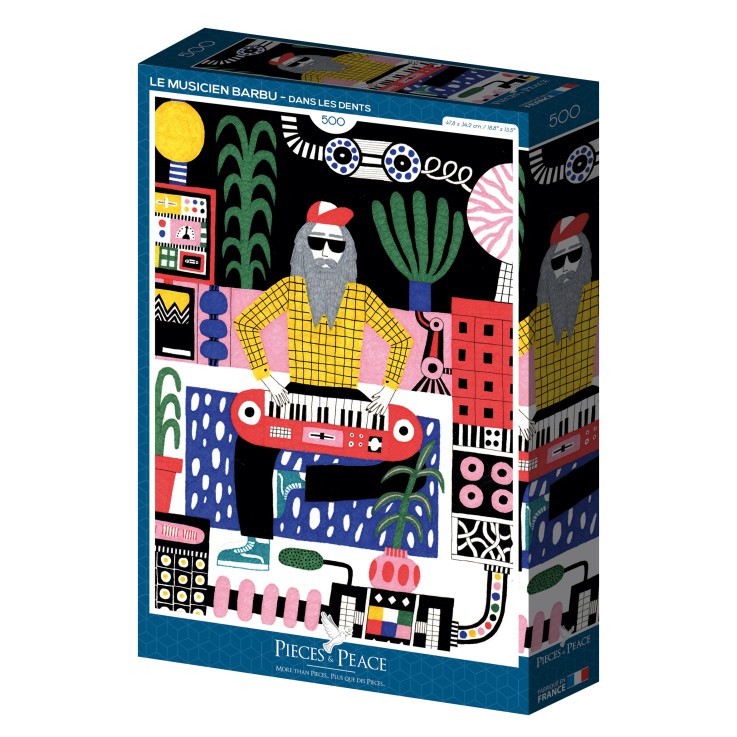 Puzzle Le Musicien Barbu - 500 pièces