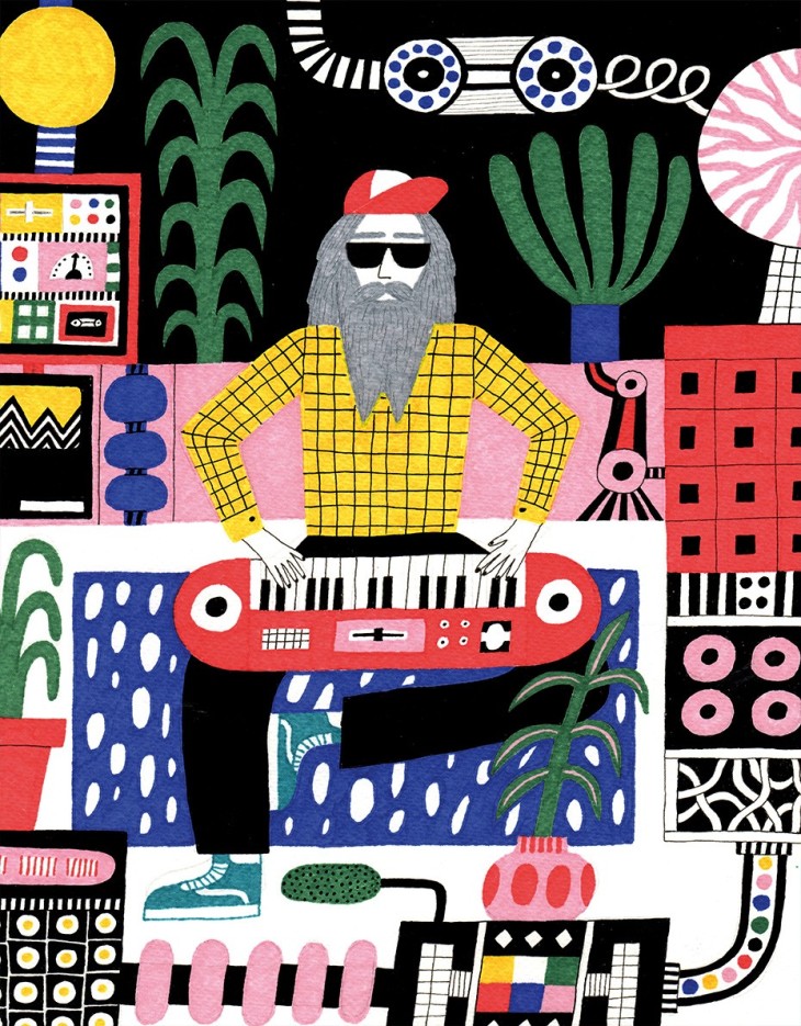 Puzzle Le Musicien Barbu - 500 pièces