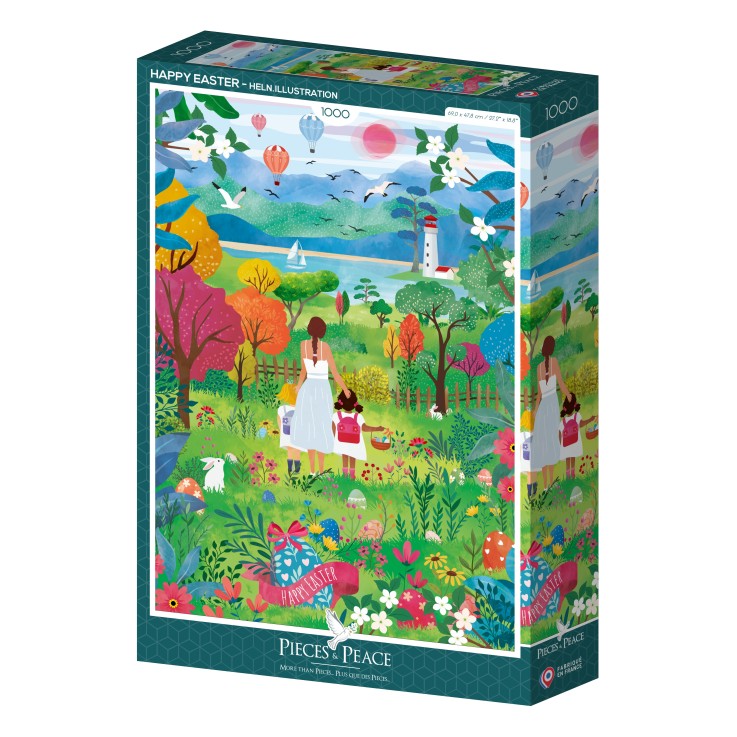 Puzzle Joyeuses Pâques - 1000 pièces
