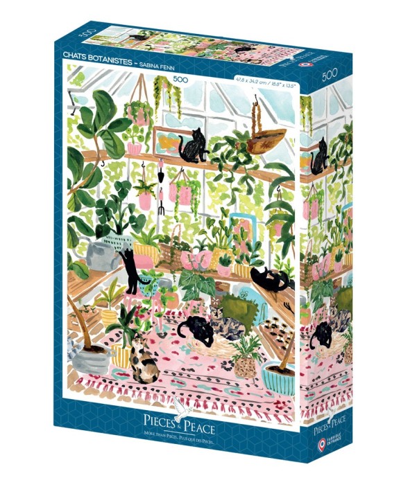 Puzzle Chats Botanistes -...