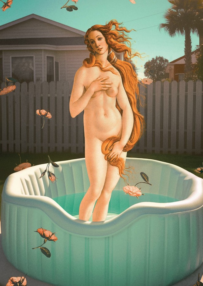 Puzzle Puzzle Mini 99 pièces - Kiddie Pool Venus - 99 pièces