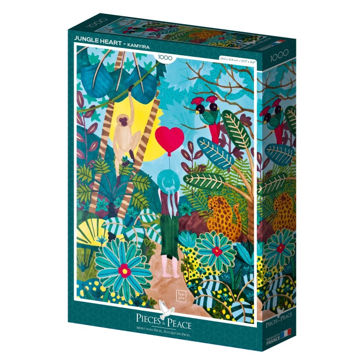 Puzzle Jungle Heart - 1000 pièces