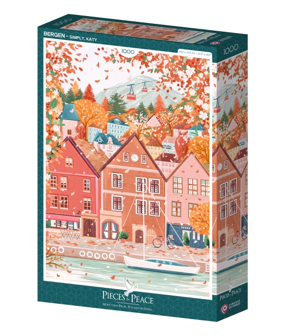 Puzzle Bergen - 1000 pièces