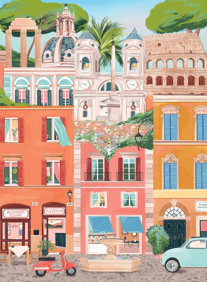 Puzzle Mini Puzzle - Rome - 96 pièces