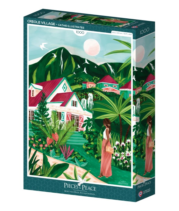 Puzzle Village Créole -...