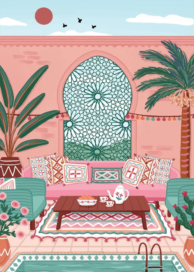 Puzzle Hôtel Maroc - 500 pièces