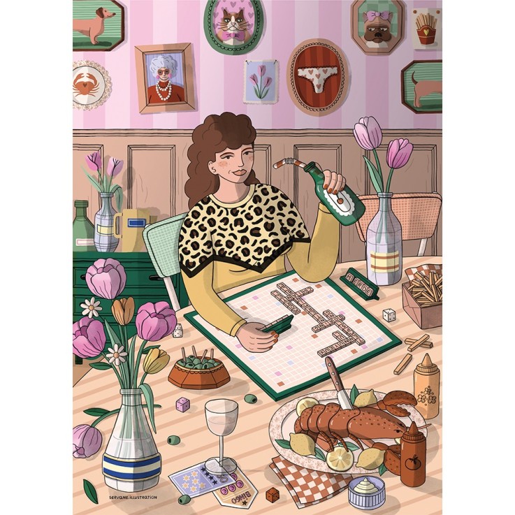 Puzzle Scrabble Time - 500 pièces