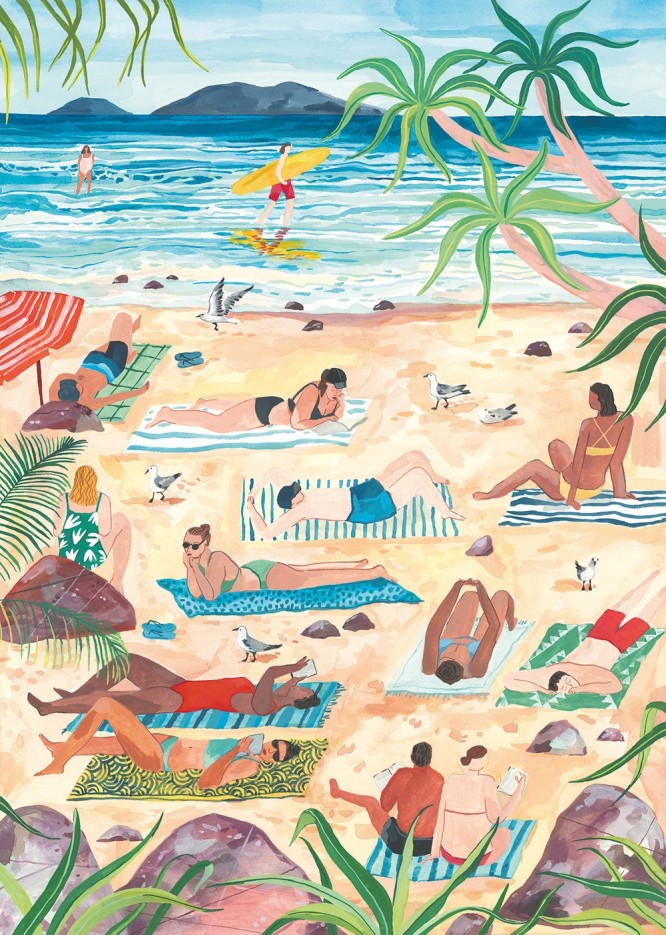 Puzzle Journée à la Plage - 1000 pièces