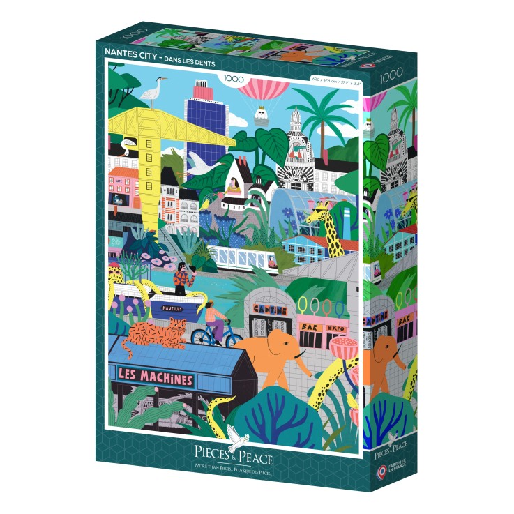 Puzzle Ville de Nantes - 1000 pièces