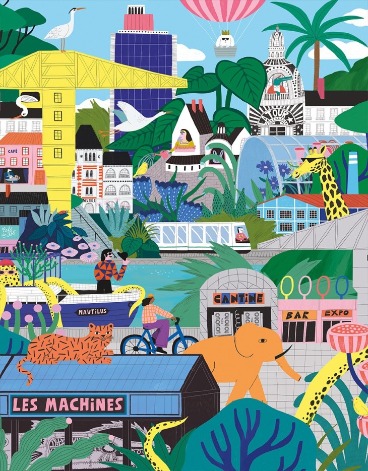 Puzzle Ville de Nantes - 1000 pièces